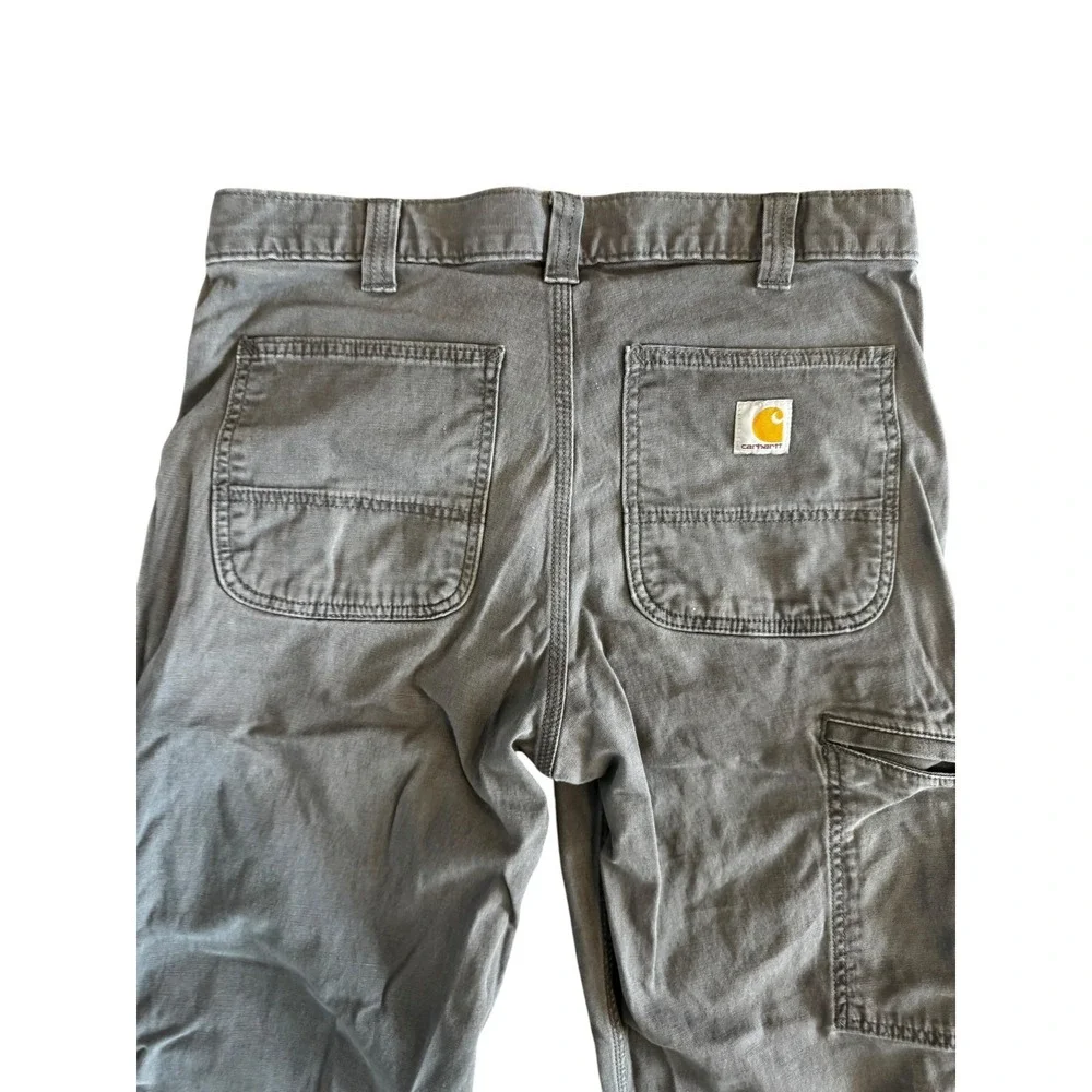 Carhartt Relaxed Fit Work Pants Men's 34x32 Black Utility Carpenter Canvas Workw